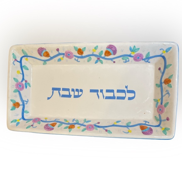 Jacob Rosenthal Collection Blue Candlestick s Set With Tray Judacia - Picture 5 of 7